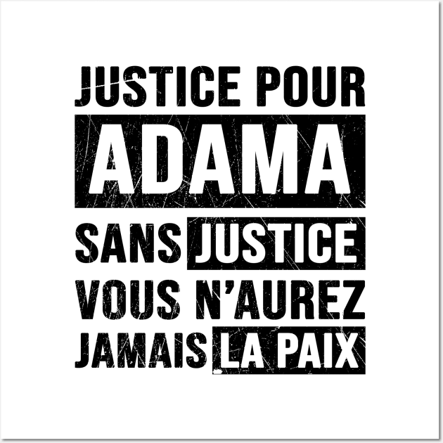 Justice Pour ADAMA Wall Art by CF.LAB.DESIGN